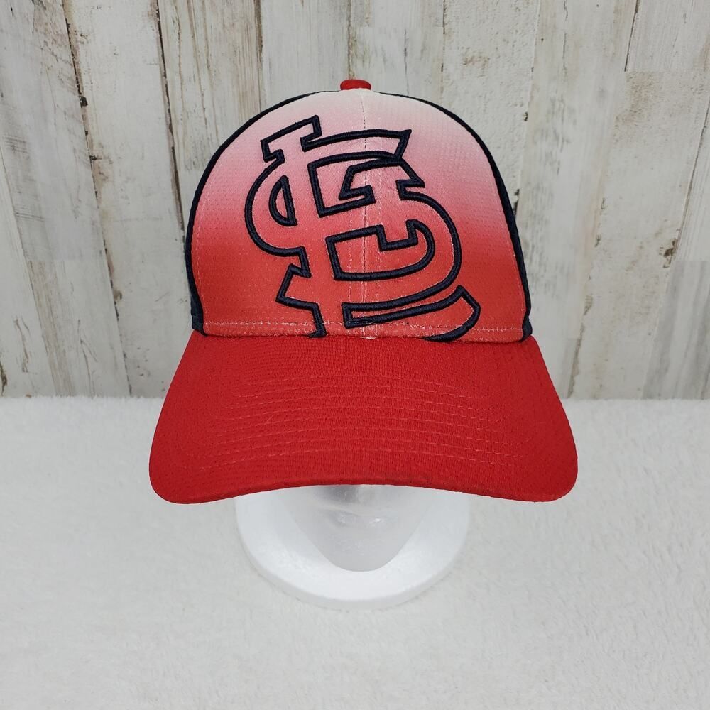 New Era St. Louis Cardinals Velcro Baseball Cap Red Blue OSFA